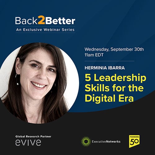 Back2Better-Webinar with Herminia Ibarra