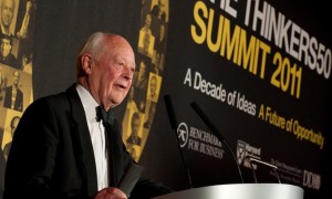 Charles Handy receives the Lifetime Achievement Award, 2011