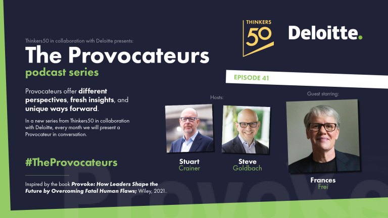 The Provocateurs Episode 41 with Frances Frei